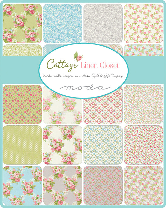 Cottage Linen Closet 5" X 5" Charm Pack