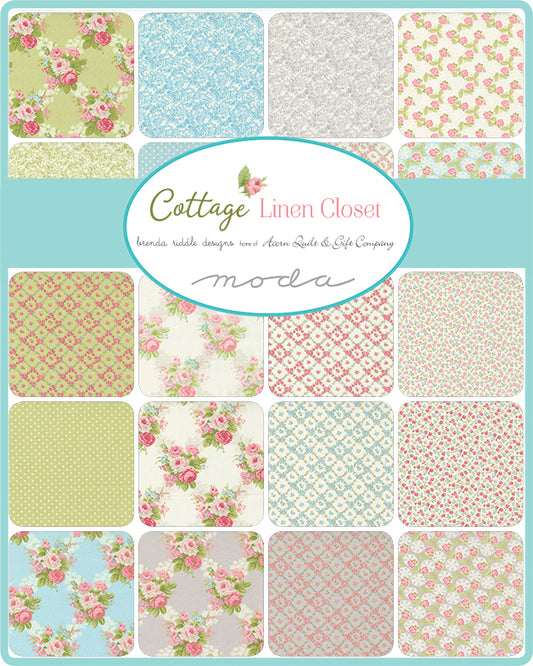 Cottage Linen Closet 5" X 5" Charm Pack