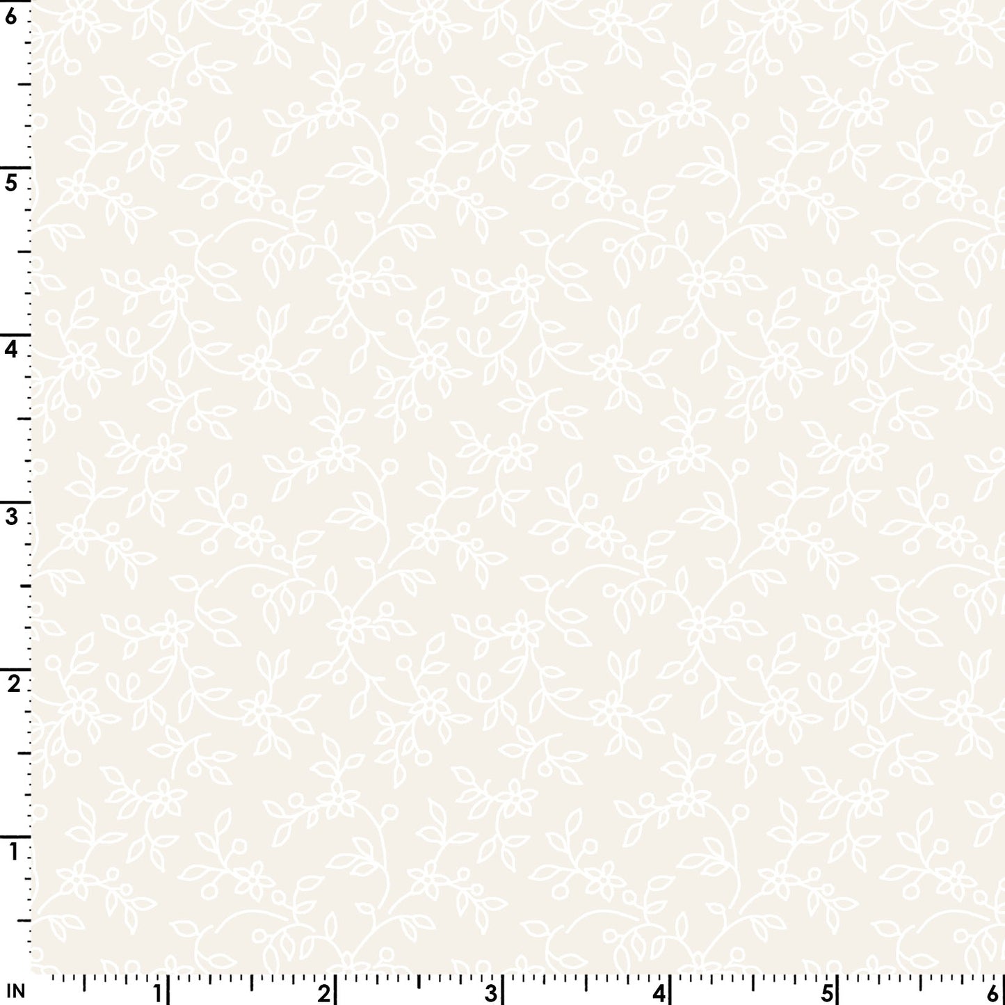 Solitaire whites vine leaf and floral white tone on tone MAS207 SW