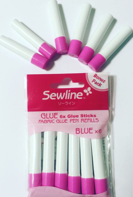 Sewline Glue Refil 6 pack - Blue