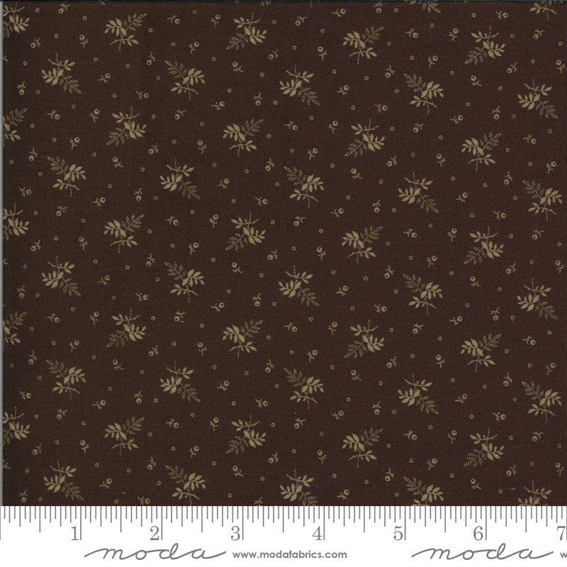 Hopewell leaf spray chocolate brown 38116 17