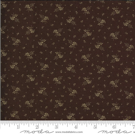 Hopewell leaf spray chocolate brown 38116 17